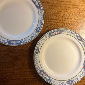 Antique W.H. Grindley & Co. England Bread Plates 7”